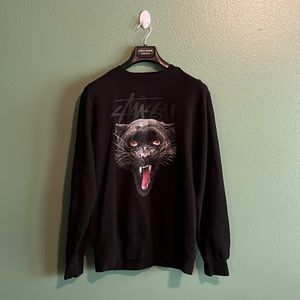 Vintage Stussy Panther Crewneck